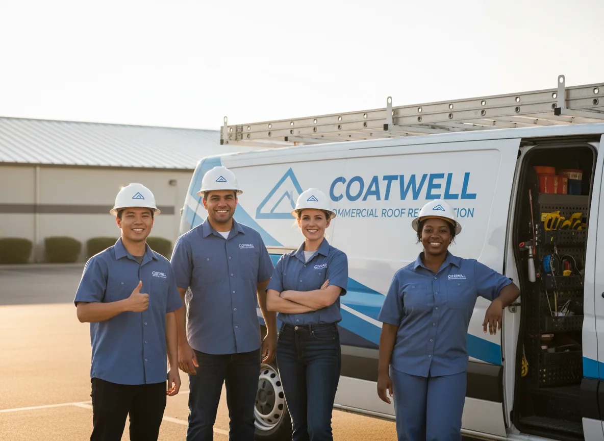 Commercial roof coating company in Ellenwood, GA
